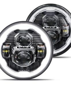 Faro Delantero LED Halo de 7 Pulgadas Antideslumbrante y
