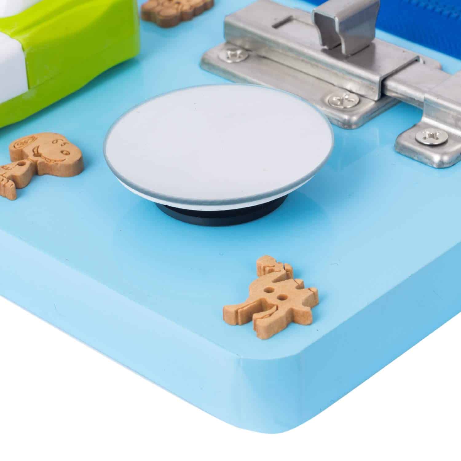 Tablero Montessori EBIOO Busy Board Azul - Tablero - Imagen 7