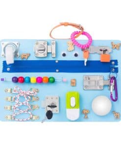 Tablero Montessori EBIOO Busy Board Azul - Tablero