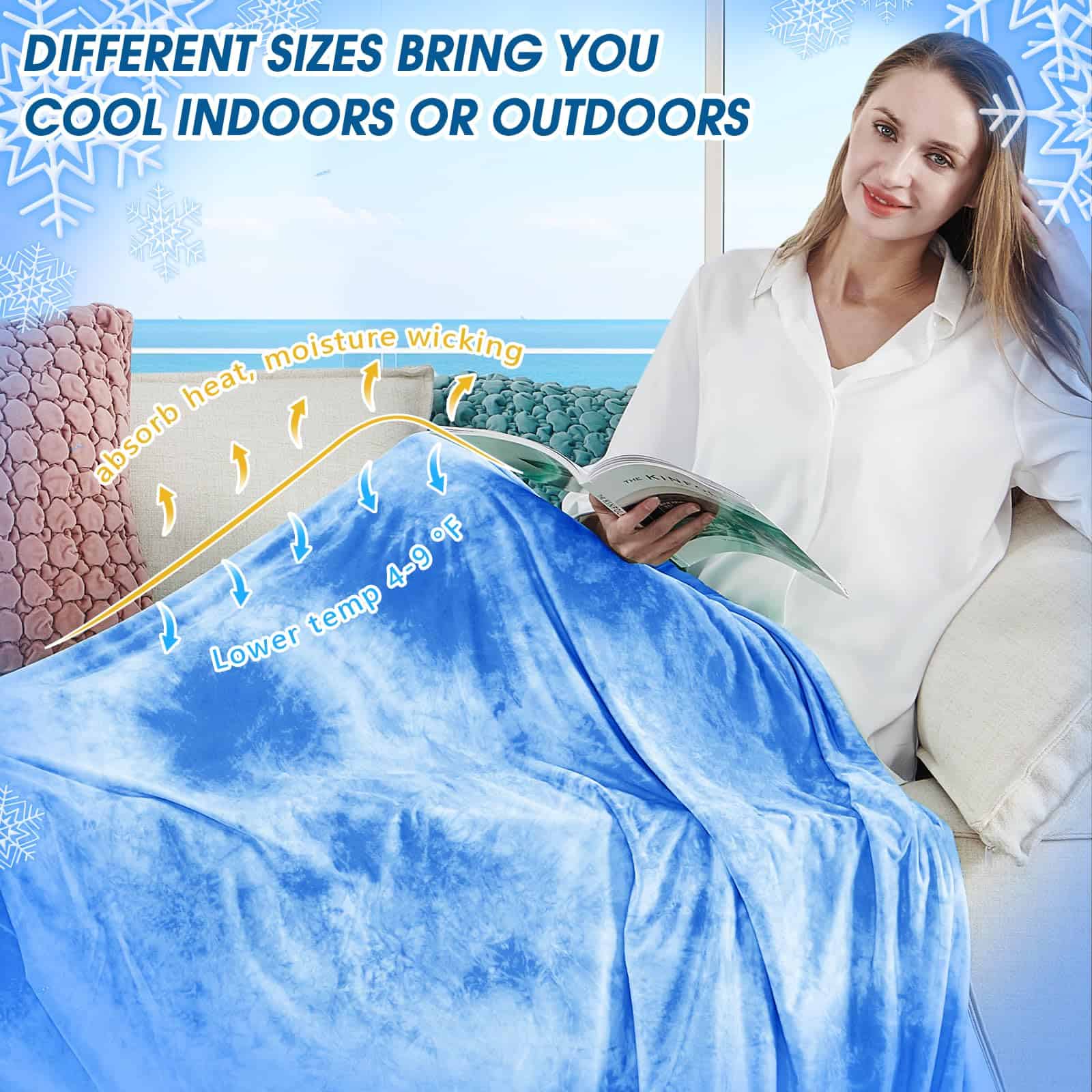 Manta de Enfriamiento Tamaño Queen para el Verano, Mantas - Imagen 6