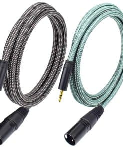 Cable de micrófono Ihurllu 3.5mm a XLR Macho, 10 pies,