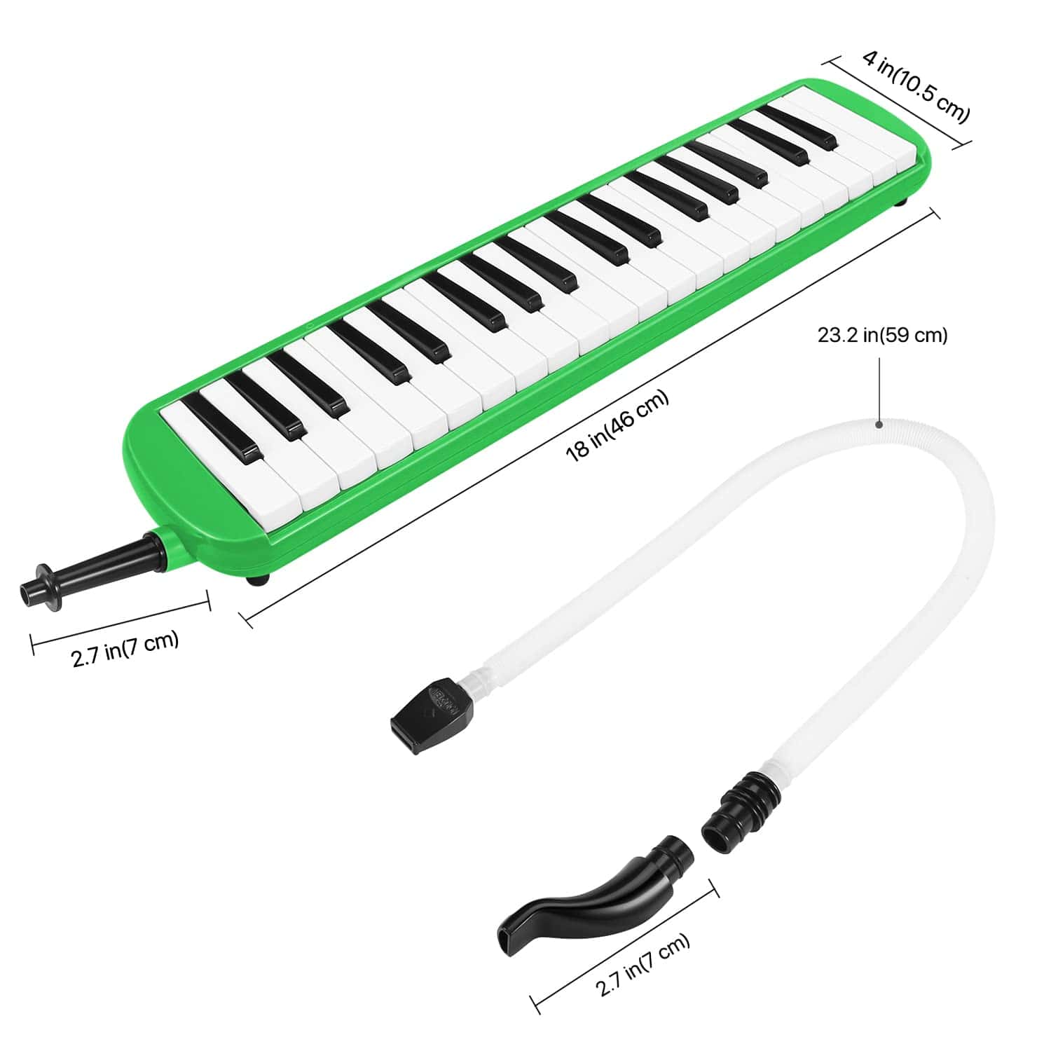 Melódica Flexzion de 37 Teclas Instrumento de Teclado Aéreo - Imagen 6