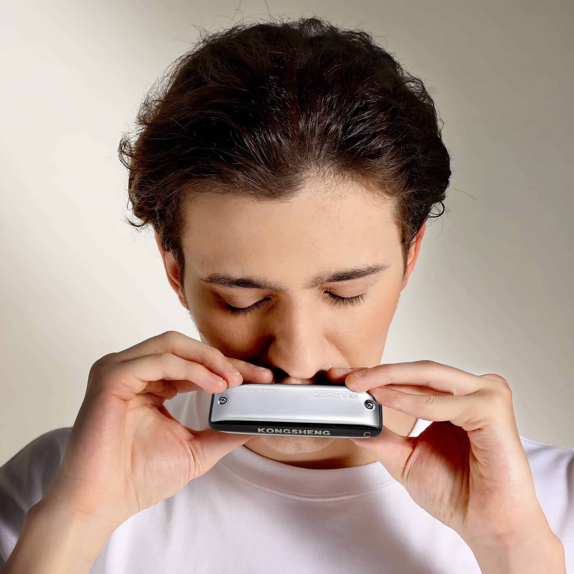 Armónica KONGSHENG Mars, Armónica de Blues -Gris - Imagen 7