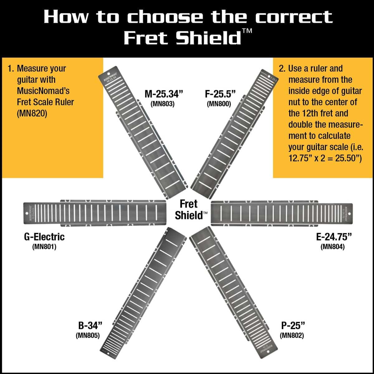 MusicNomad Fret Shield - Herramienta Protectora Total del - Imagen 7
