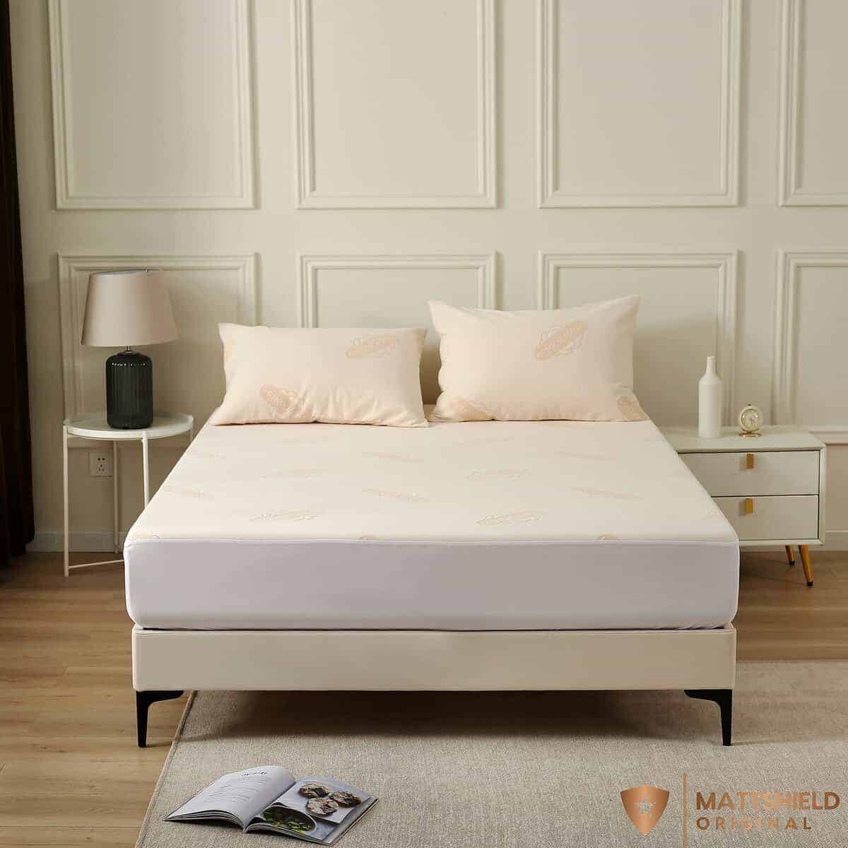 Protector de Colchón Orgánico Impermeable California King - - Imagen 8