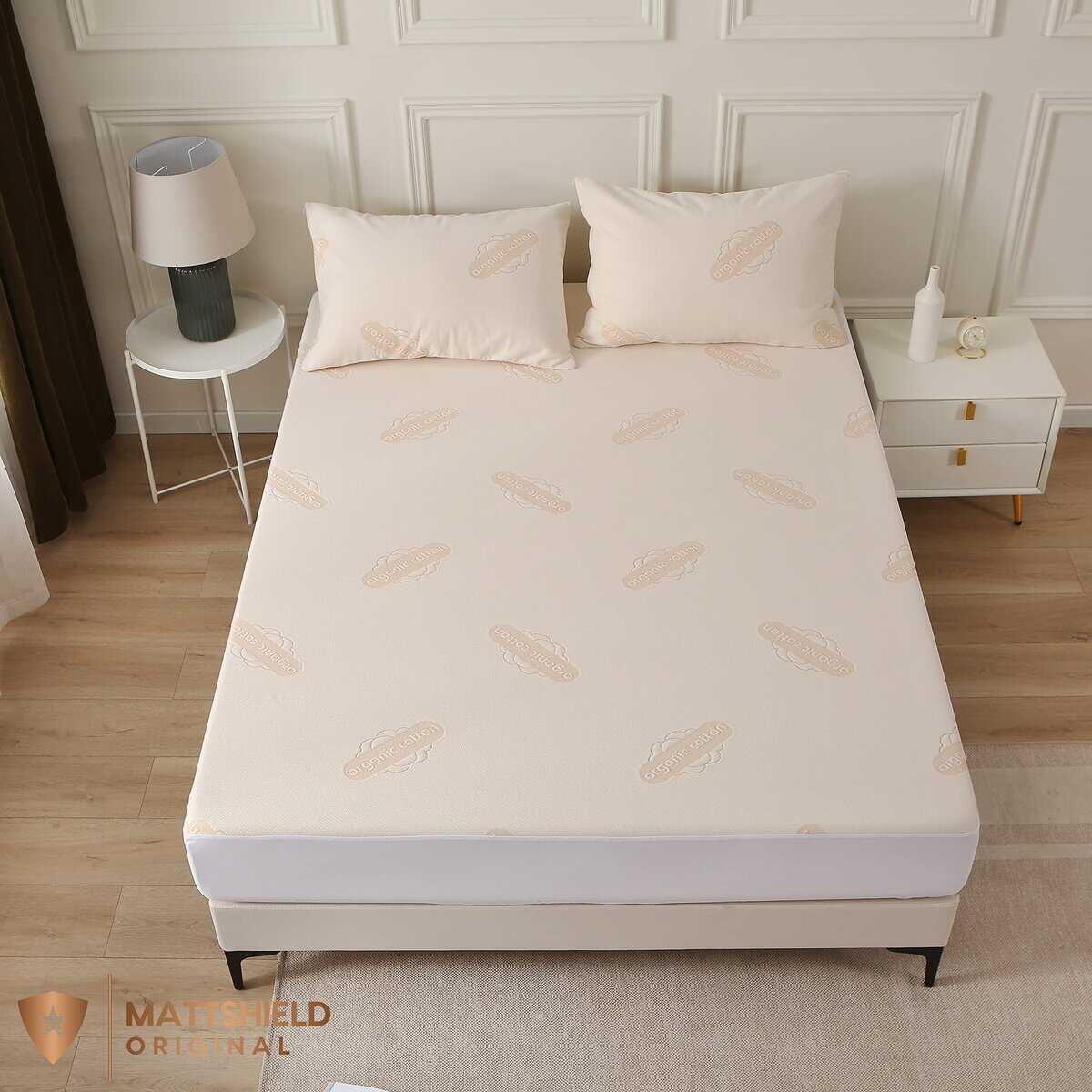 Protector de Colchón Orgánico Impermeable California King - - Imagen 5