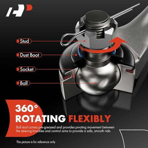 A-Premium Brazo de control inferior delantero derecho, con - Imagen 4