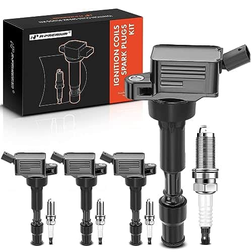 Conjunto Premium de 4 Bobinas de Encendido y Bujías de