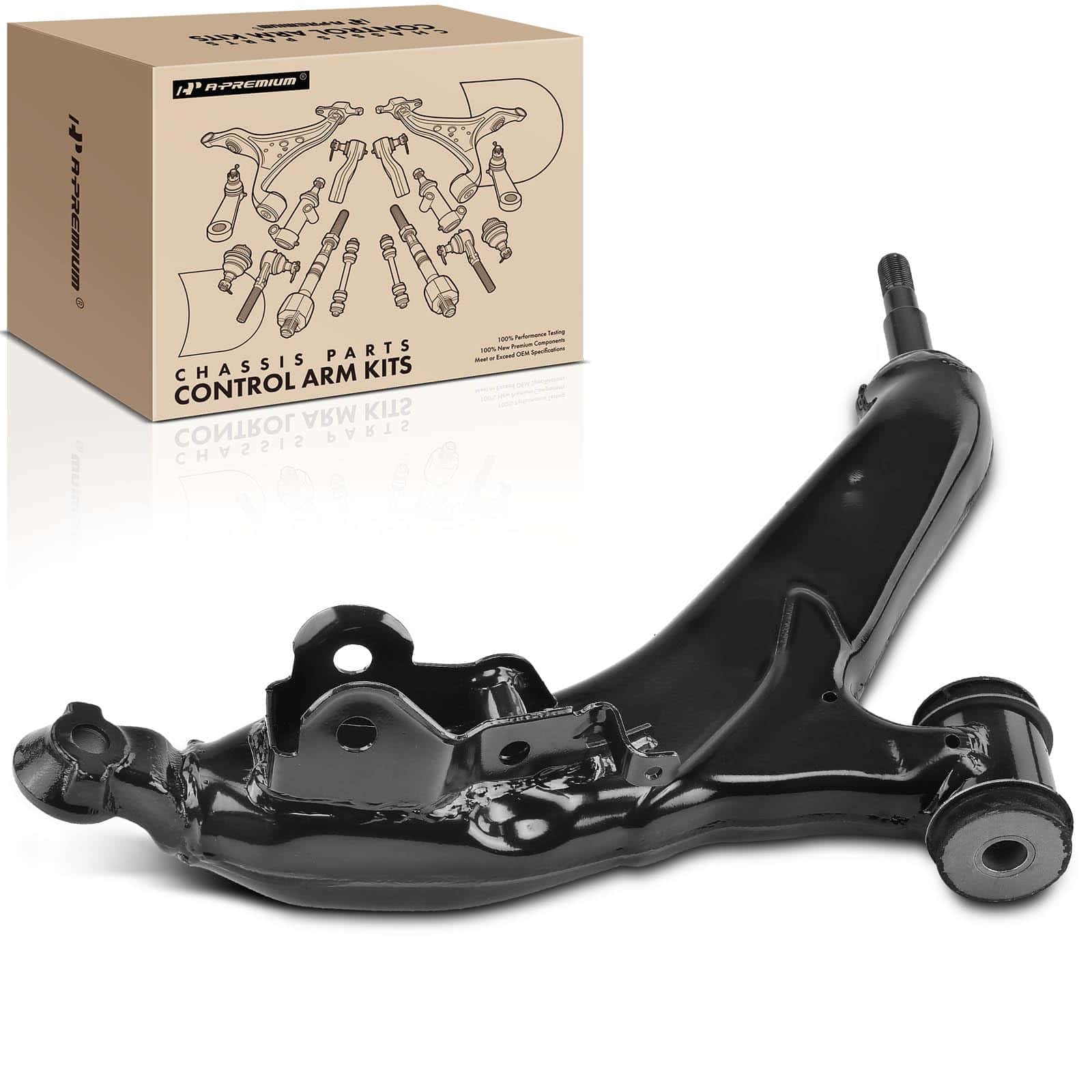 A-Premium Brazo de Control Inferior Delantero Derecho, con