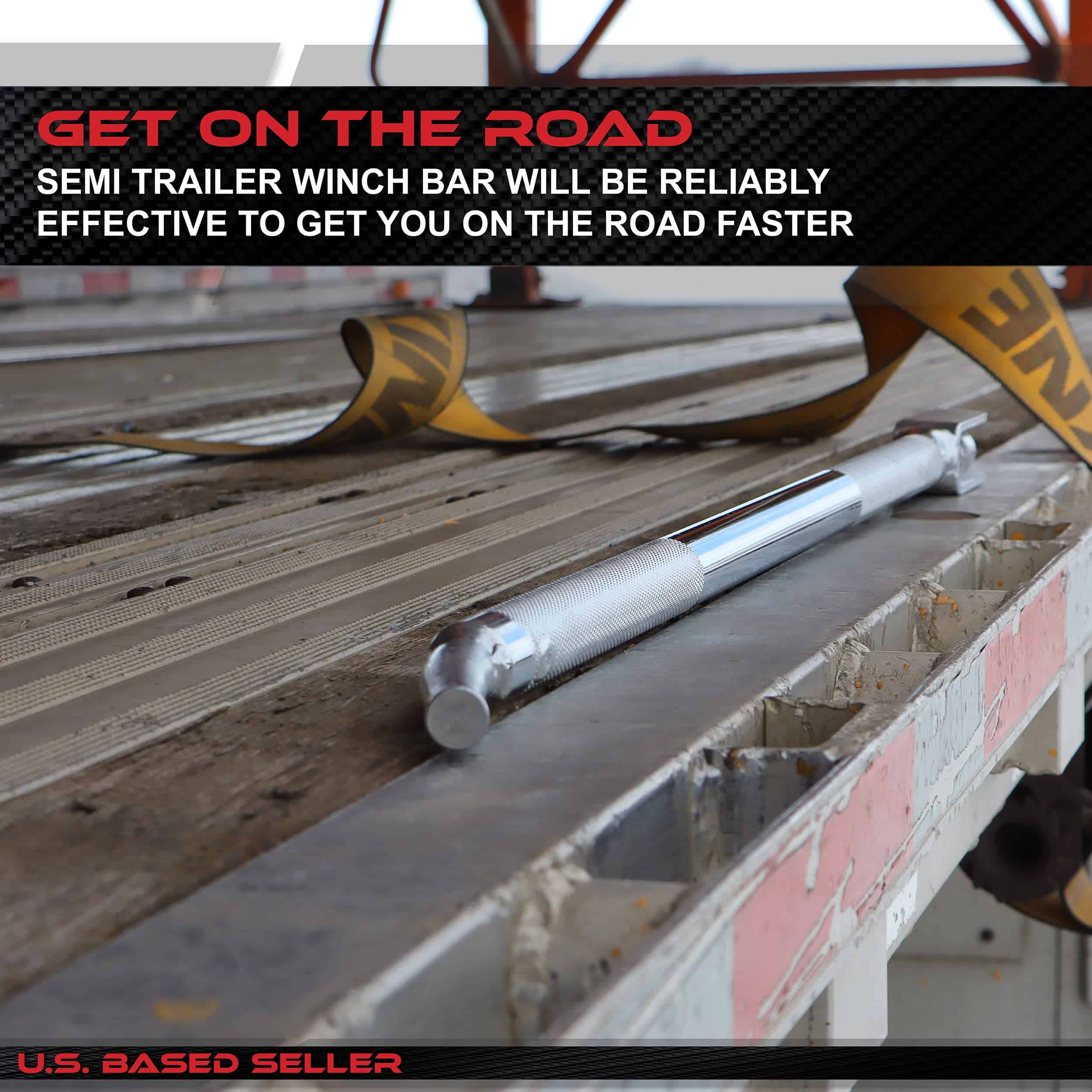 Barra de Arrastre ABN de 41in para Remolque de Plataforma - - Imagen 4