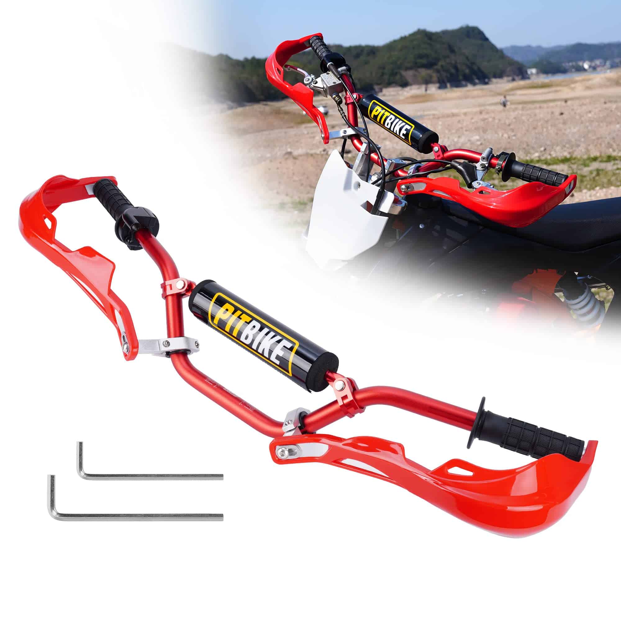 Manillares de Motocross de 7/8" RUTU con Protectores de