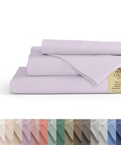 Conjunto de sábanas de algodón percal 100% tamaño King,