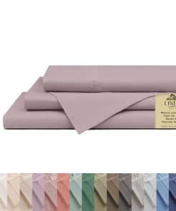 Juego de Sábanas de 100% Algodón Percale Twin XL, Color