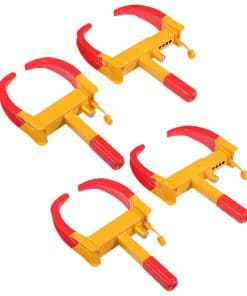 WFLNHB 4 Piezas Ajuste Universal Antirrobo Abrazadera de