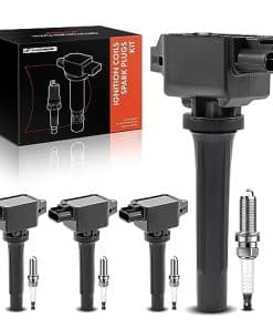Conjunto Premium de 4 bobinas de encendido y bujías de