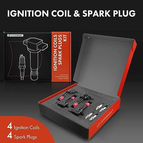 Conjunto de 4 bobinas de encendido y bujías de iridio - Imagen 3