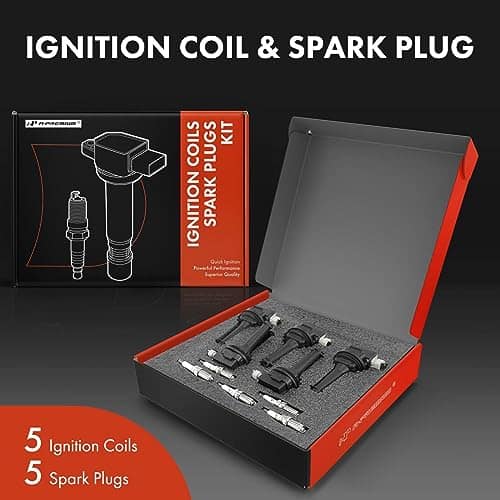 Conjunto de 5 bobinas de encendido y bujías de iridio - Imagen 3