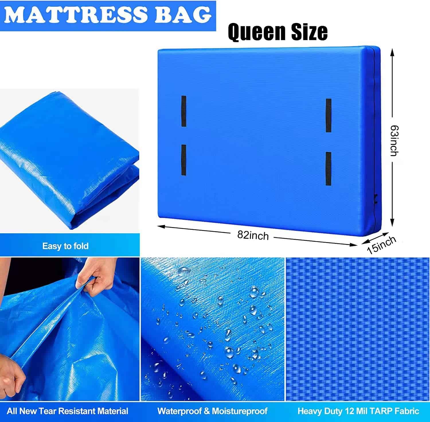 Fundas para Colchón Bestage para Mudanza y Almacenamiento - Imagen 3
