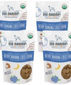 Galletas Orgánicas de Blueberry Banana Coco para Perros de