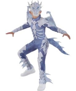 Conjunto de Disfraz de Mono de Dragón Espeluznante Morado y