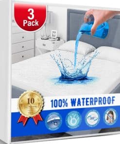 Protector de Colchón Impermeable para Cama Individual (Pack