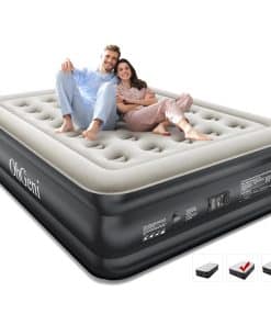 OhGeni Colchón Inflable Queen con Bomba Incorporada, 18''