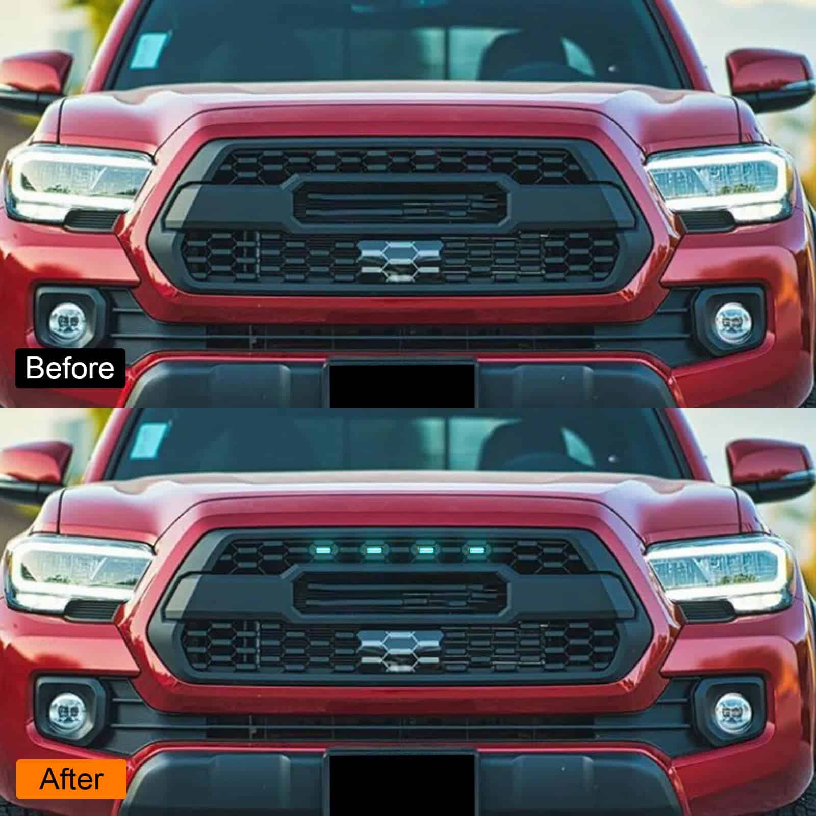 Luces de Parrilla RGB ROCCS 4 PCS Compatibles con Toyota - Imagen 3