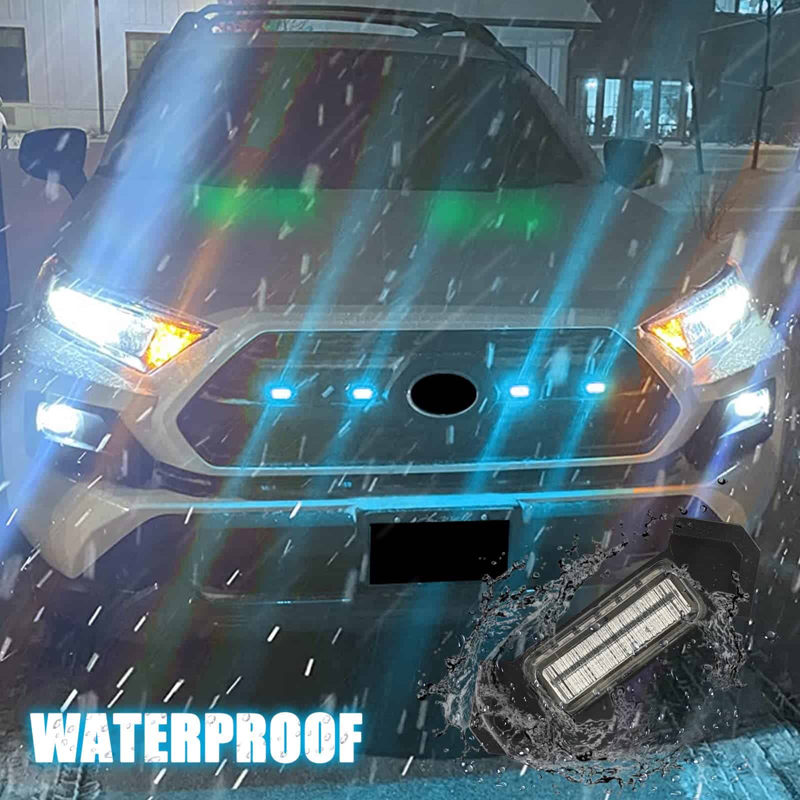 Luces de Parrilla RGB ROCCS 4 PCS Compatibles con Toyota - Imagen 5