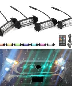 Luces de Parrilla RGB ROCCS 4 PCS Compatibles con Toyota