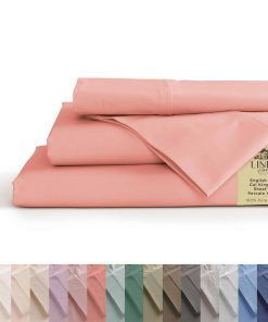 Juego de Sábanas de 100% Algodón Percale tamaño California