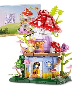 Kit de Construcción de Casa de Madera de la Aldea de la