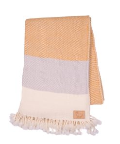 Manta de Lana de Merino Ritzy Solana Super -Amarillo