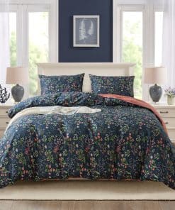 NEWLAKE Funda de Edredón de Algodón Tamaño Queen - Juego de