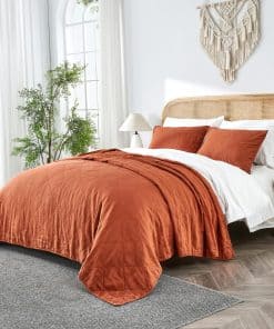 Juego de Edredón Símbolo de Victoria 100% Lino Tamaño