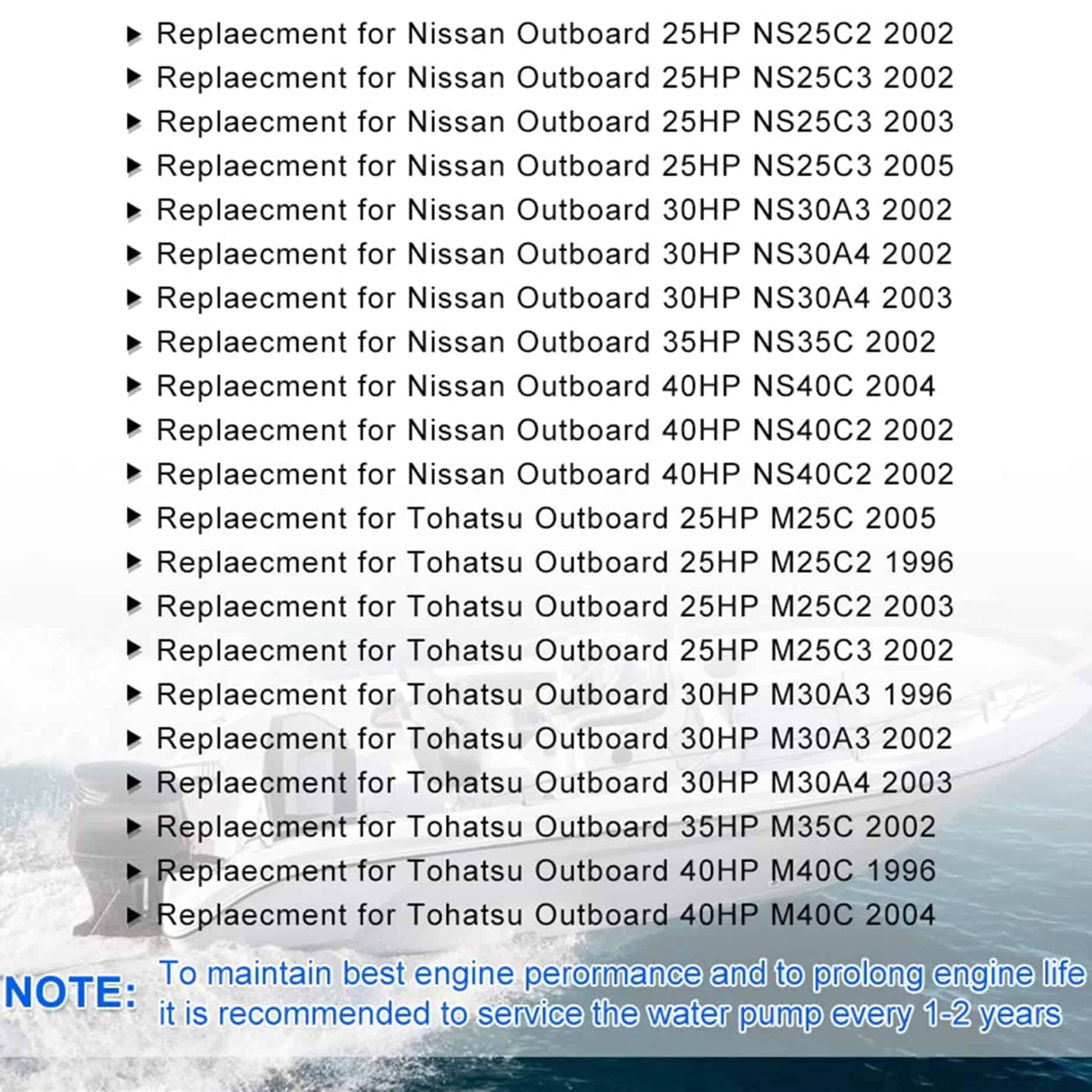 Kit de Reparación de Bomba de Agua Gtion 853792A07 - Imagen 8