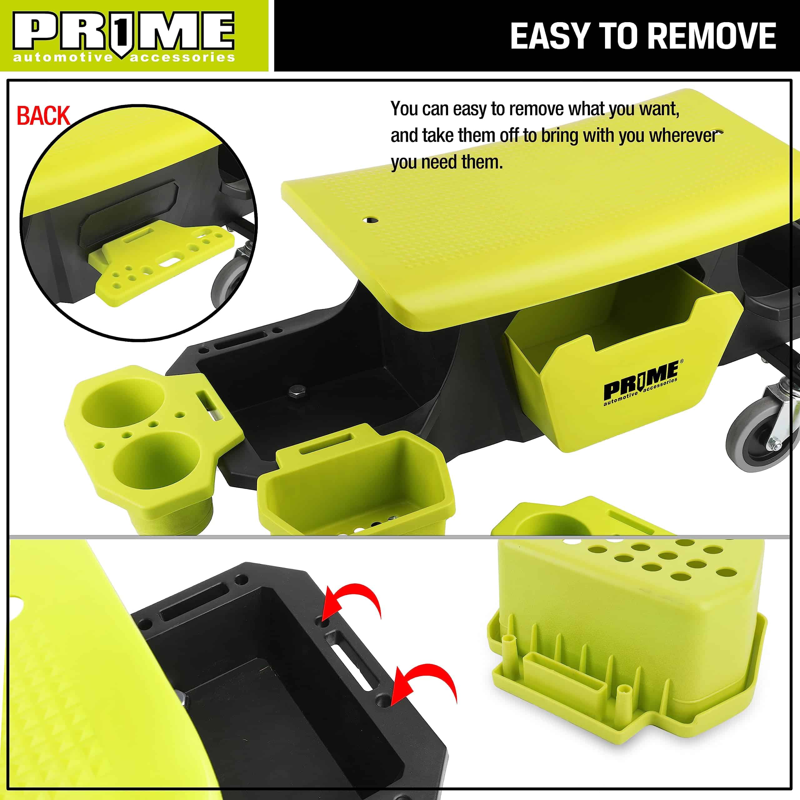 Asiento de rodillos de detalle PR1ME, Asiento de utilidad - Imagen 5