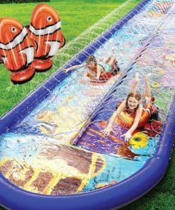 Deslizadero de Agua Bajo el Mar Dual - 18 Pies X 5 Pies con