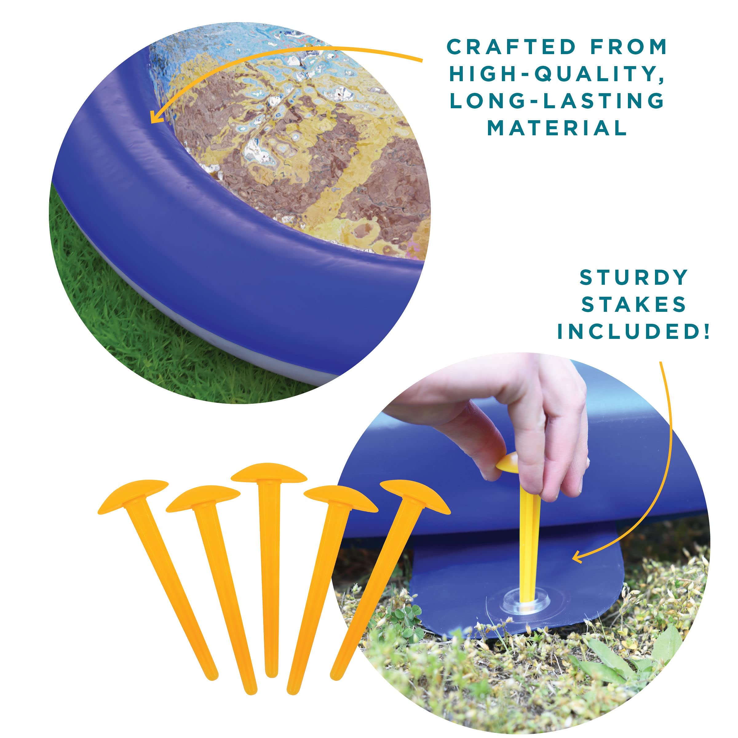 Deslizadero de Agua Bajo el Mar Dual - 18 Pies X 5 Pies con - Imagen 9