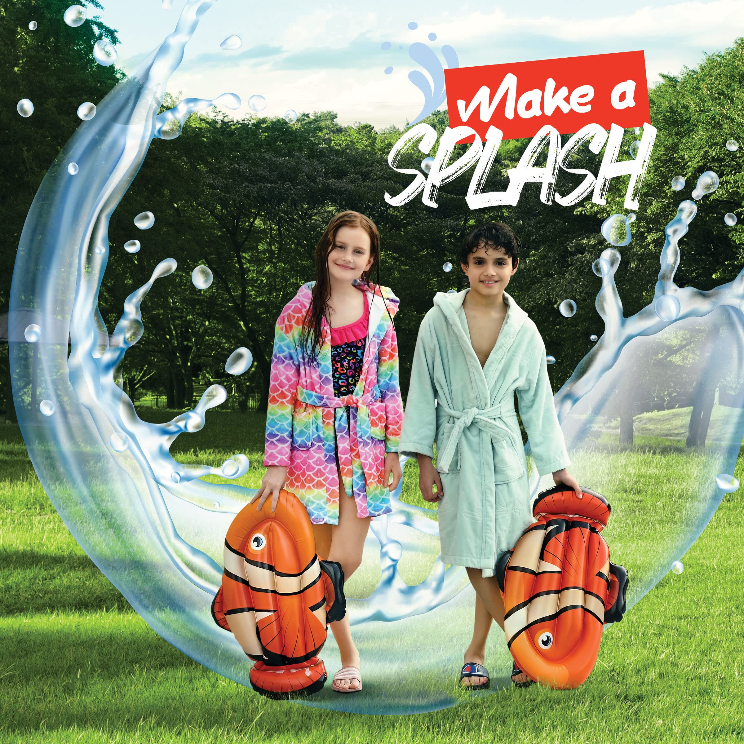 Deslizadero de Agua Bajo el Mar Dual - 18 Pies X 5 Pies con - Imagen 7