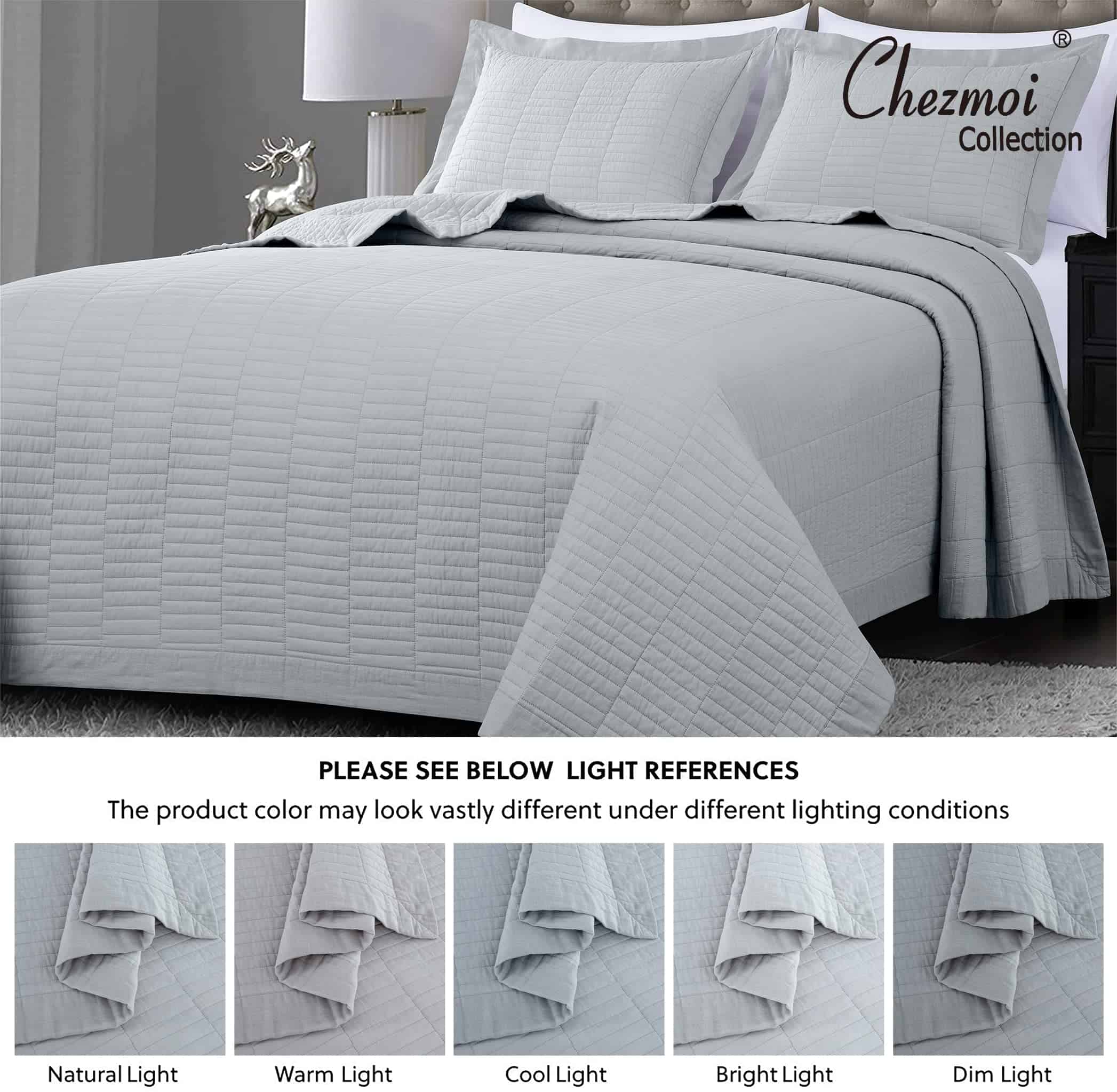 Set de Edredón Chezmoi Collection Yuma de 3 Piezas 100% - Imagen 9