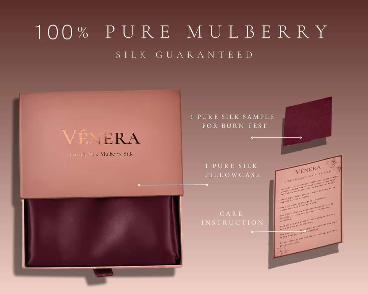 Funda de Almohada de Seda Pura 100% de 22 Mommes de Morera - Imagen 5