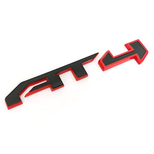 Emblemas Sierra AT4 2019-2023 Paquete de 3 Unidades Placa - Imagen 3