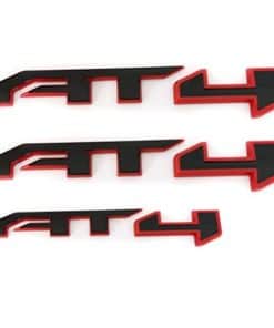 Emblemas Sierra AT4 2019-2023 Paquete de 3 Unidades Placa