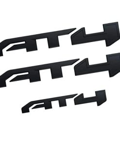 Emblemas Sierra AT4 3D de 3 piezas 2019-2023 Placa de