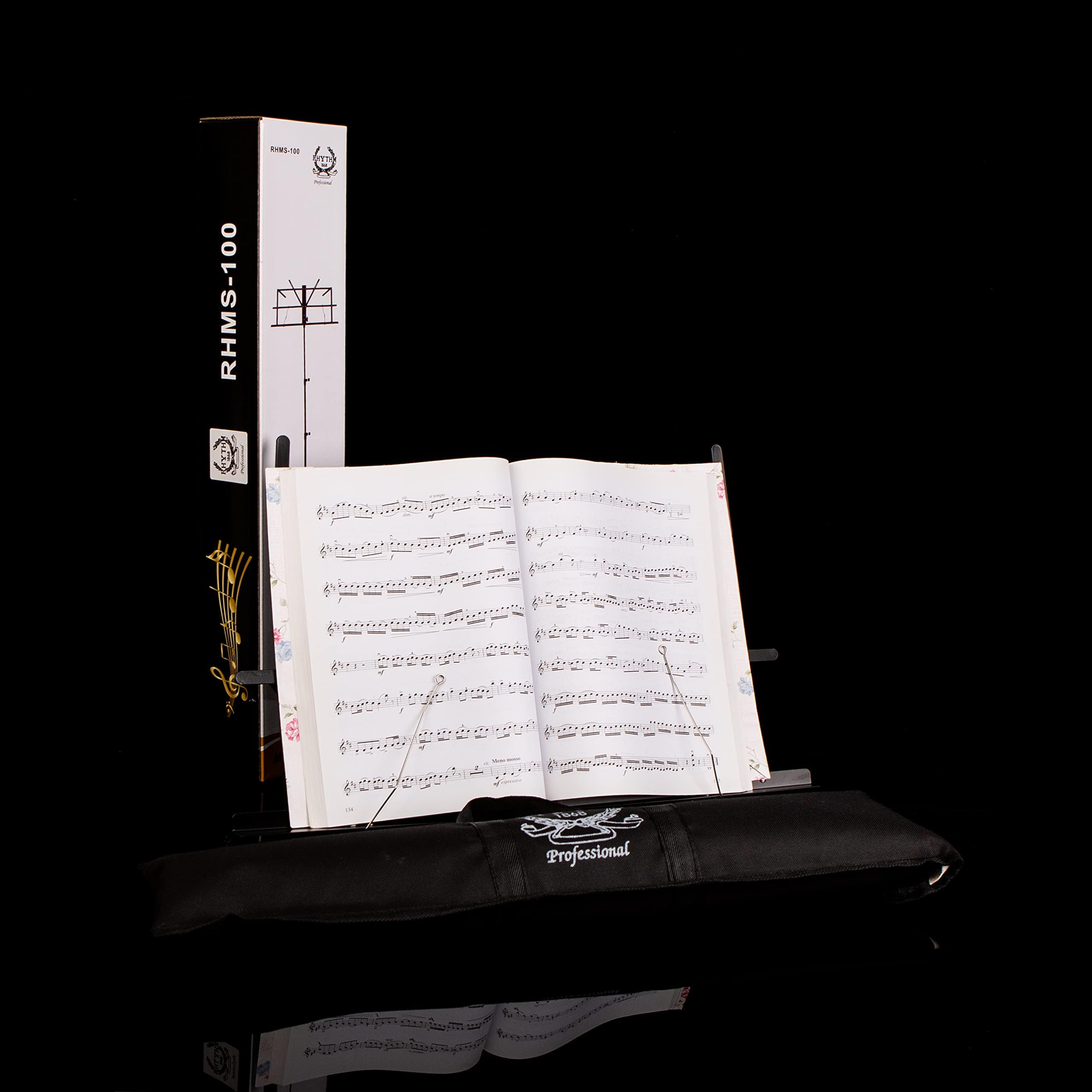 Atril de música Rhythm, Atril de partitura plegable 2 en 1 - Imagen 8