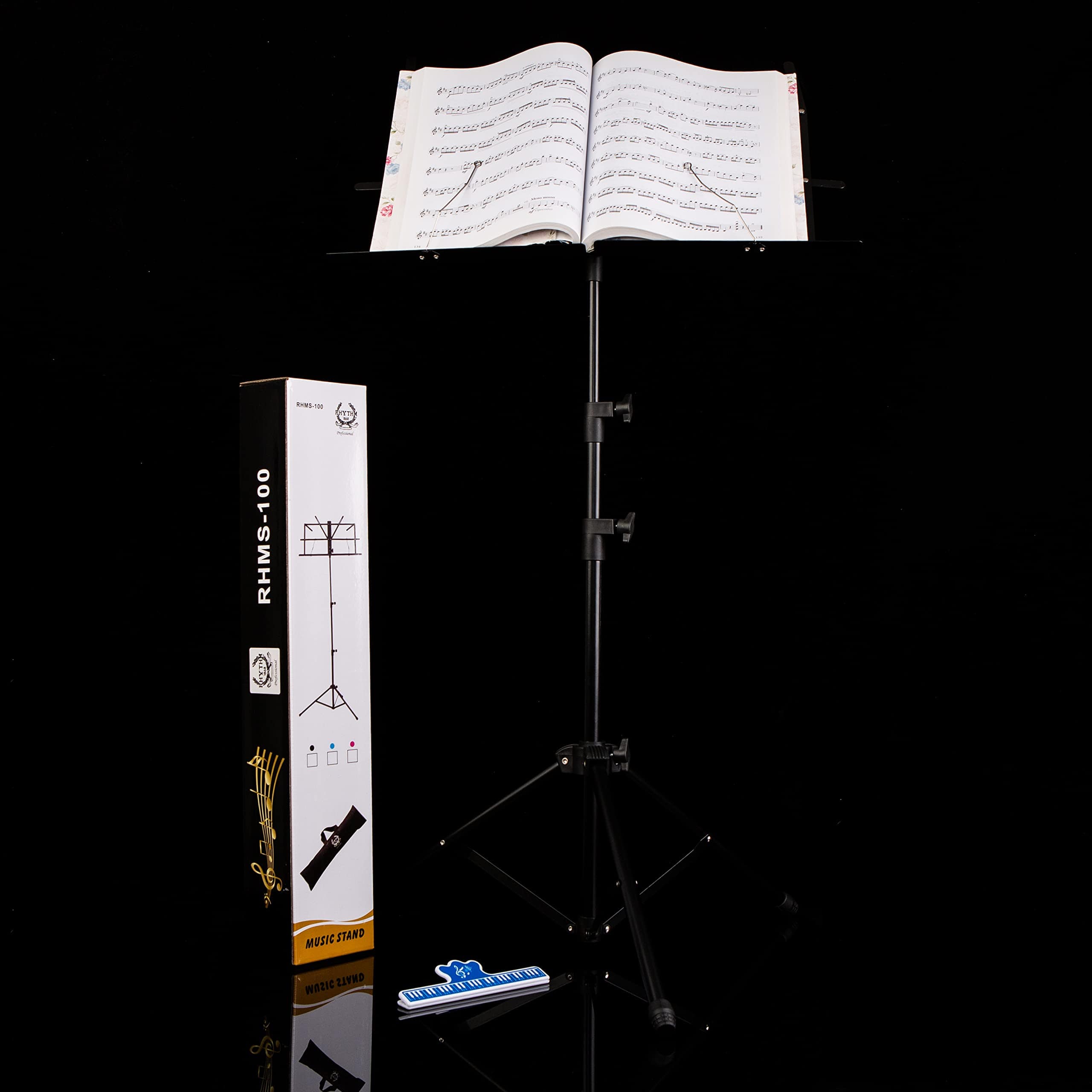 Atril de música Rhythm, Atril de partitura plegable 2 en 1 - Imagen 6