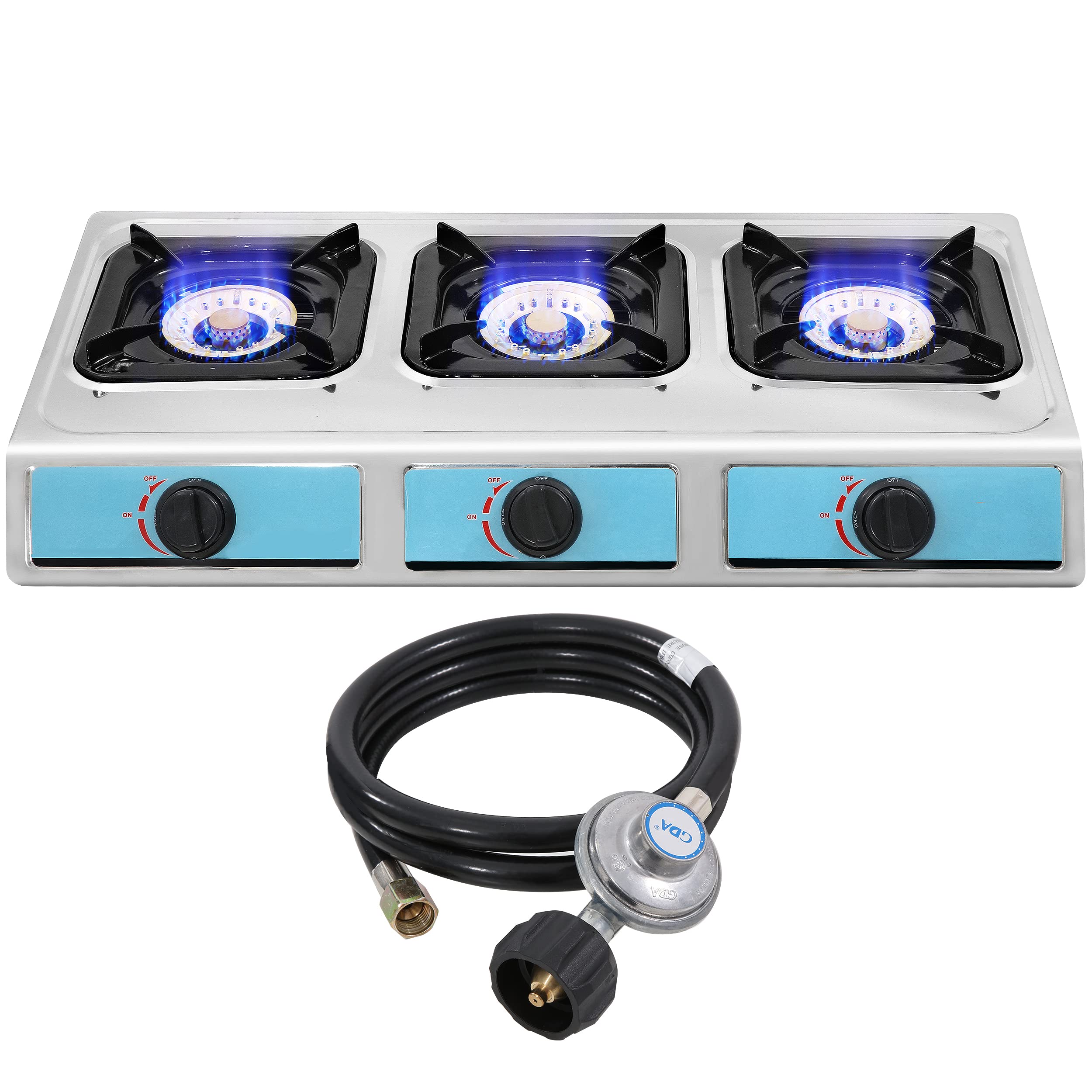 Estufa de Gas Propano, Estufa de Gas de 3 Quemadores Estufa