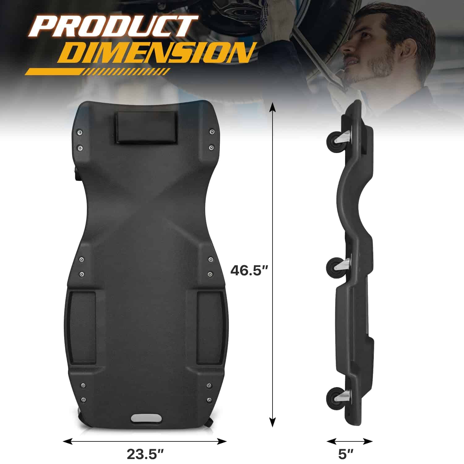 Magshion Mecanismo de Cangrejo con Reposacabezas Acolchado - Imagen 4