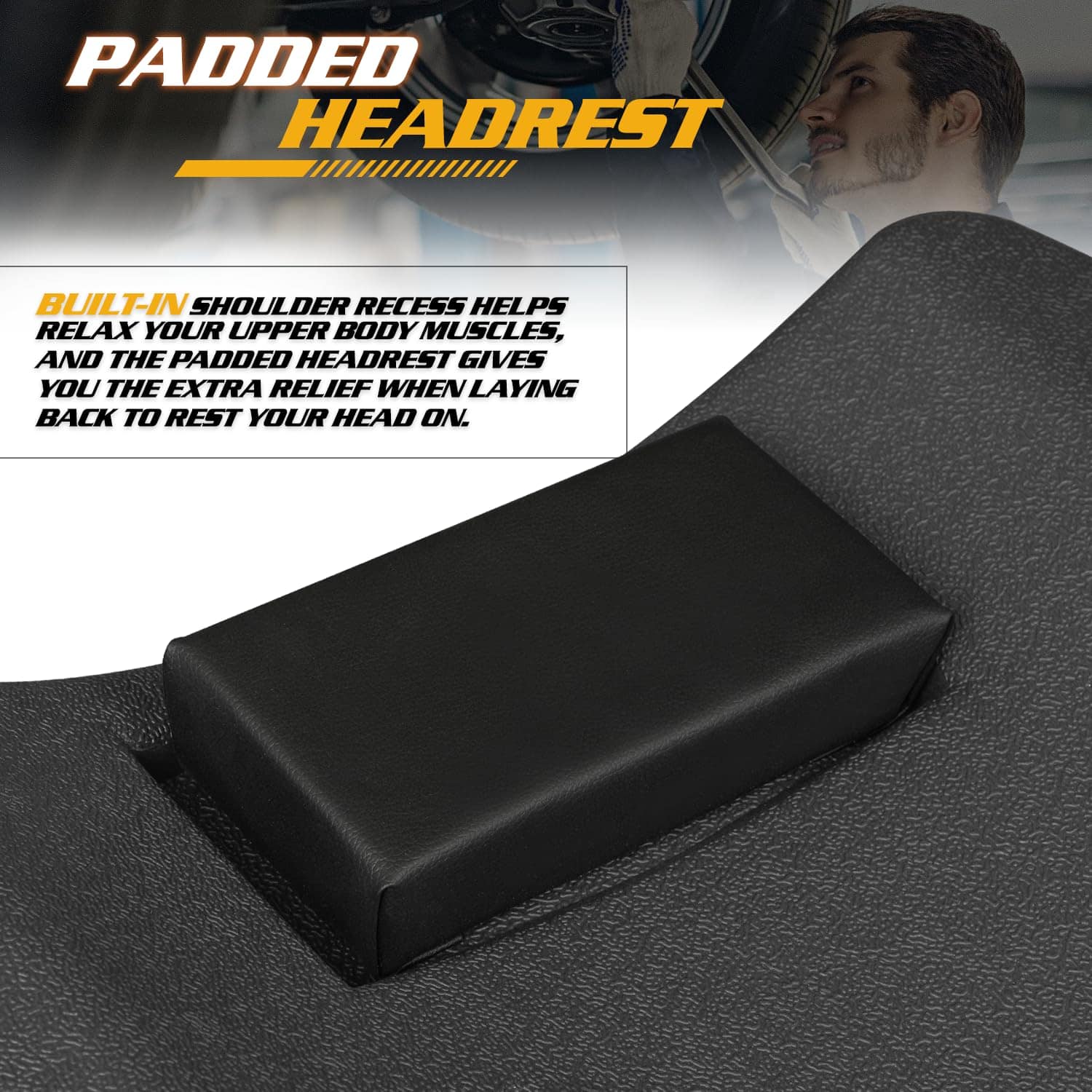 Magshion Mecanismo de Cangrejo con Reposacabezas Acolchado - Imagen 6