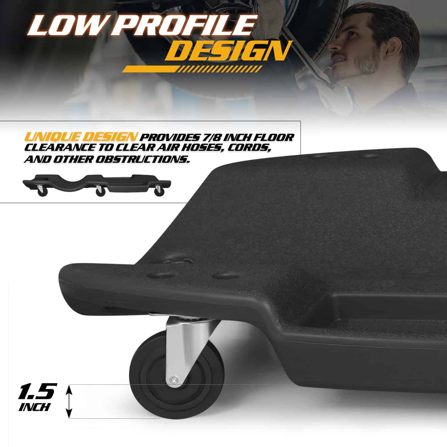 Magshion Mecanismo de Cangrejo con Reposacabezas Acolchado - Imagen 5